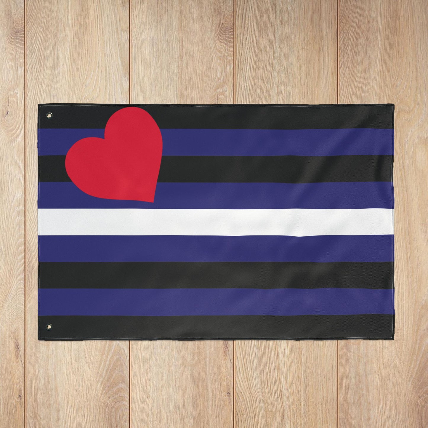 Leather, Kink, Fetish, and BDSM Pride Double-Sided Flag with Grommets