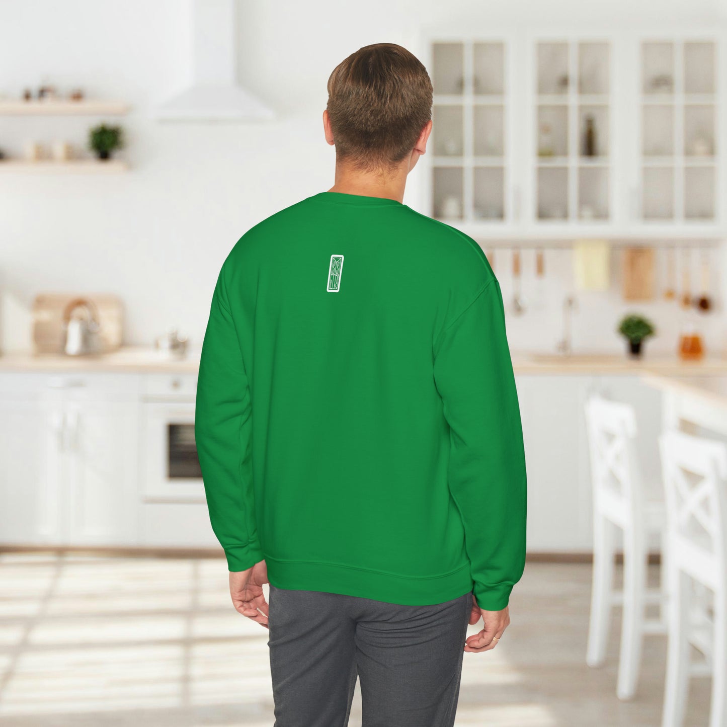 Lovebird Cutie Pie, Line Art Crew Neck Sweatshirt