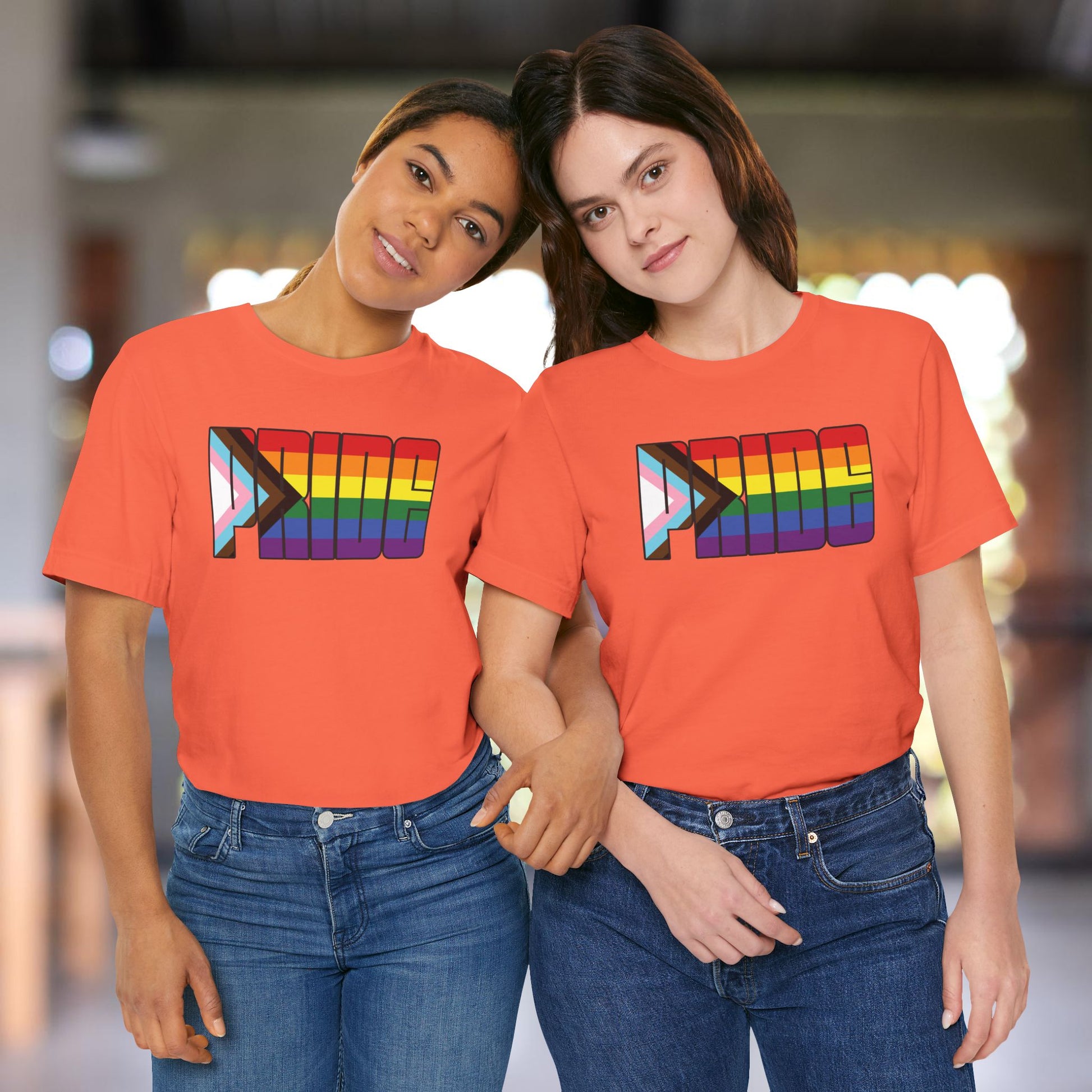 Rainbow Progress Pride Tee