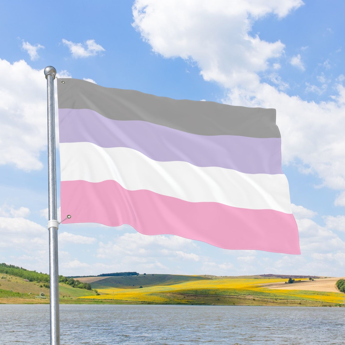 Cupiosexual Pride Flag with Grommets