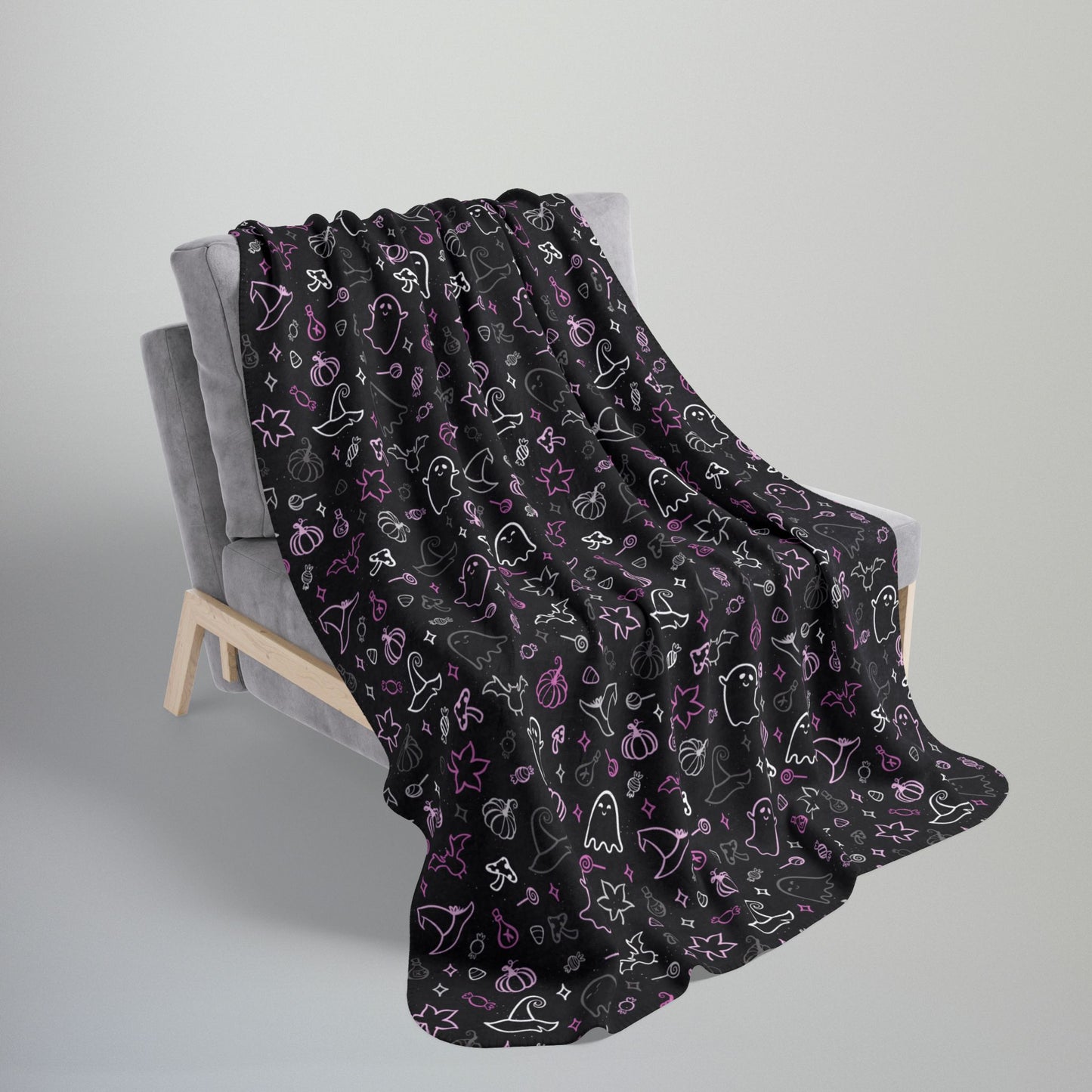 Straight Queer Pride Halloween Fleece Sherpa Blanket