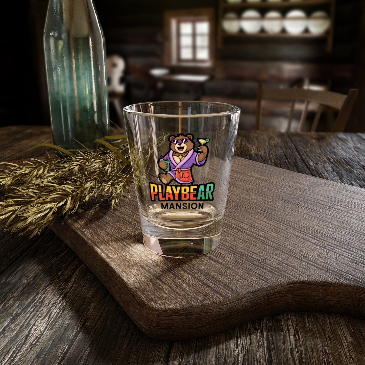 Playbear Mansion Shot Glass
