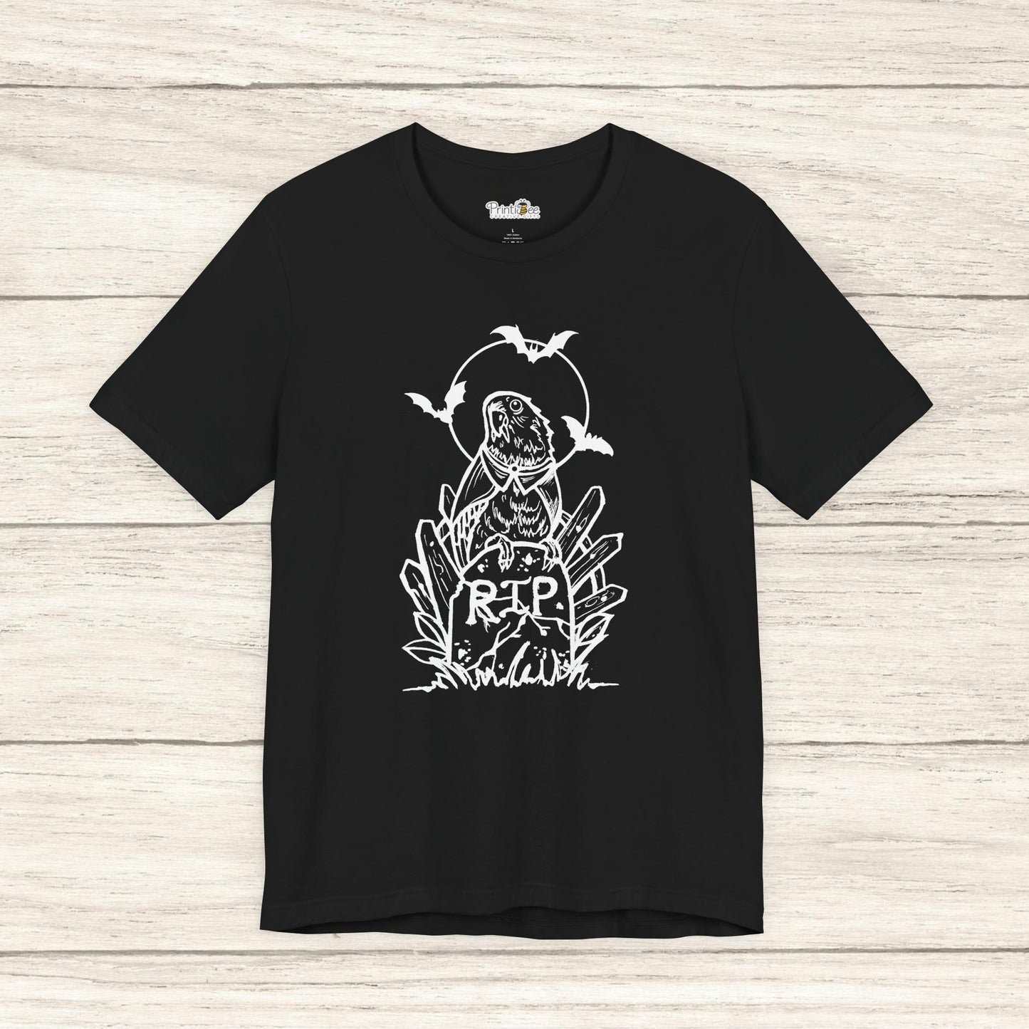 Vampire Lovebird, Line Art Tee