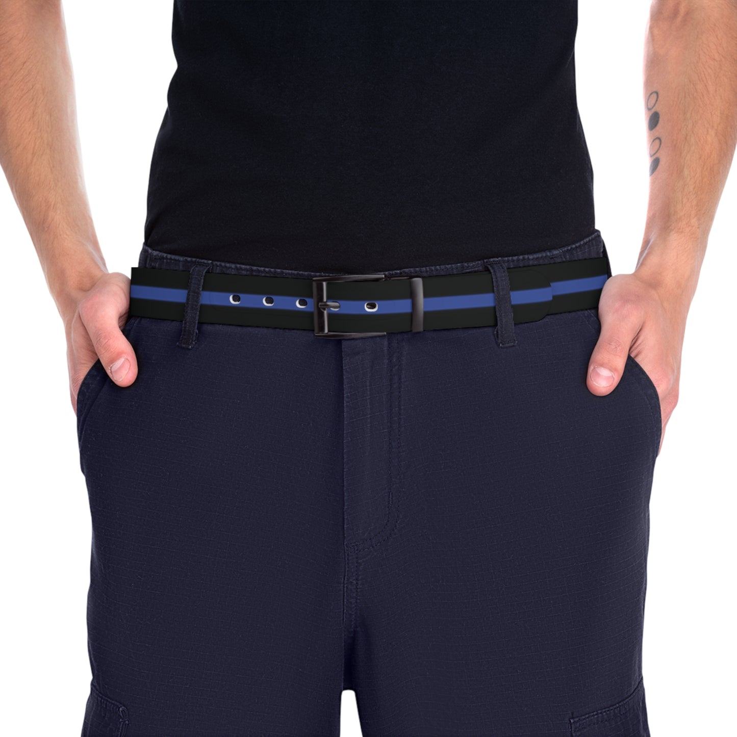 Thin Blue Line Flag Belt