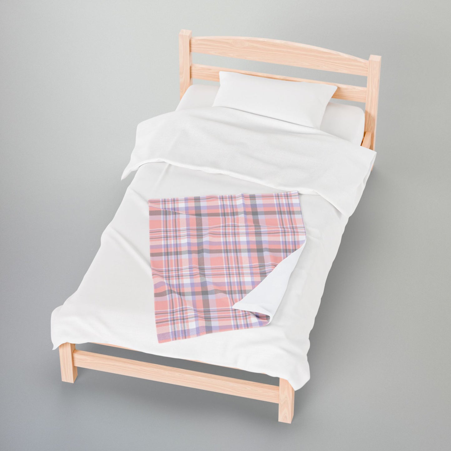 Cupioromantic Pride Plaid Velveteen Plush Blanket