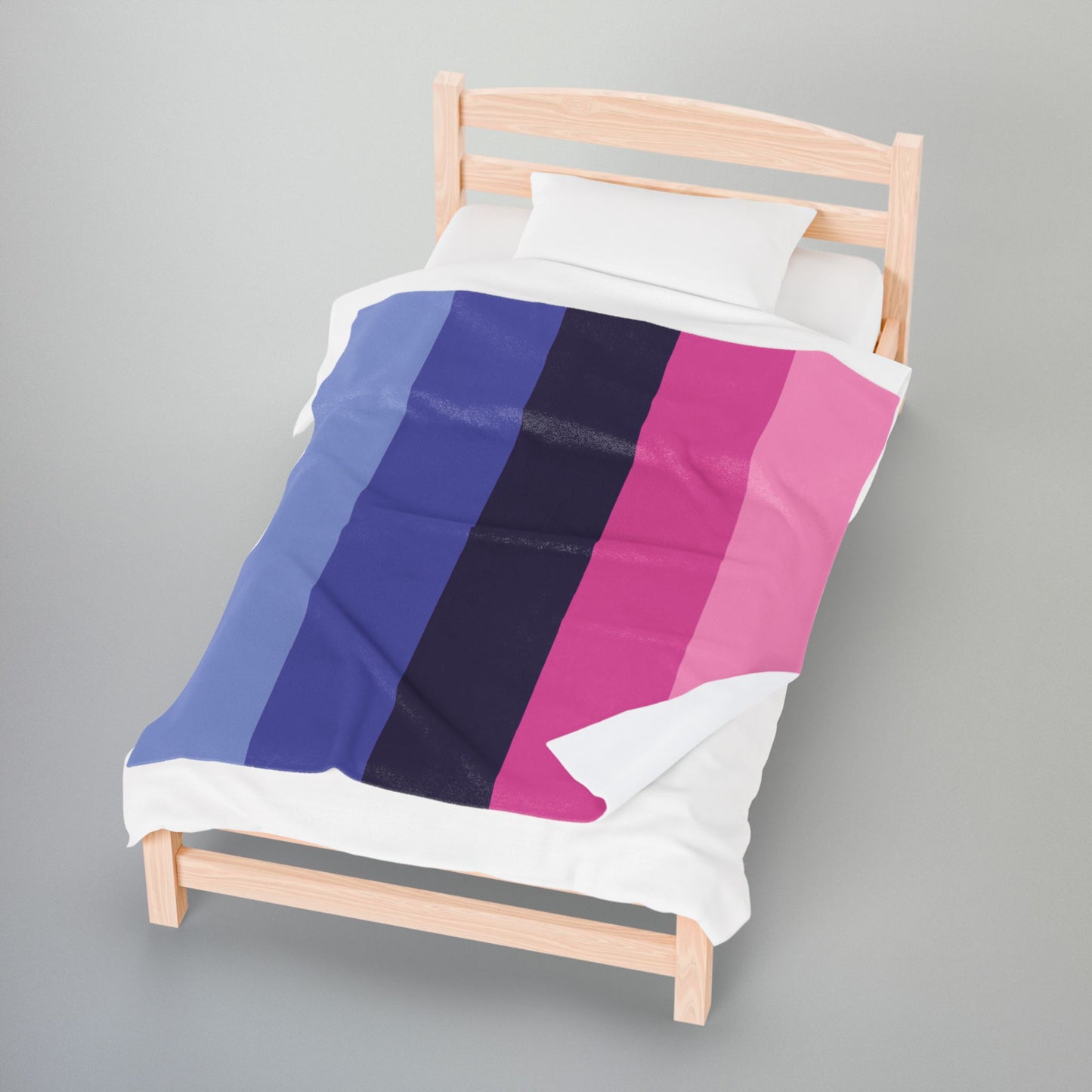 Omnisexual Pride Flag Velveteen Plush Blanket