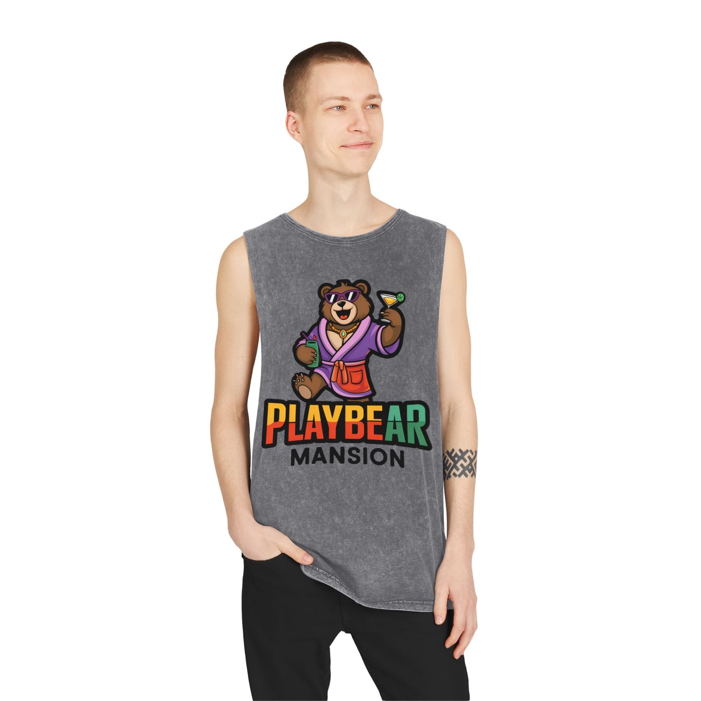 Playbear Mansion Stonewash Tank Top