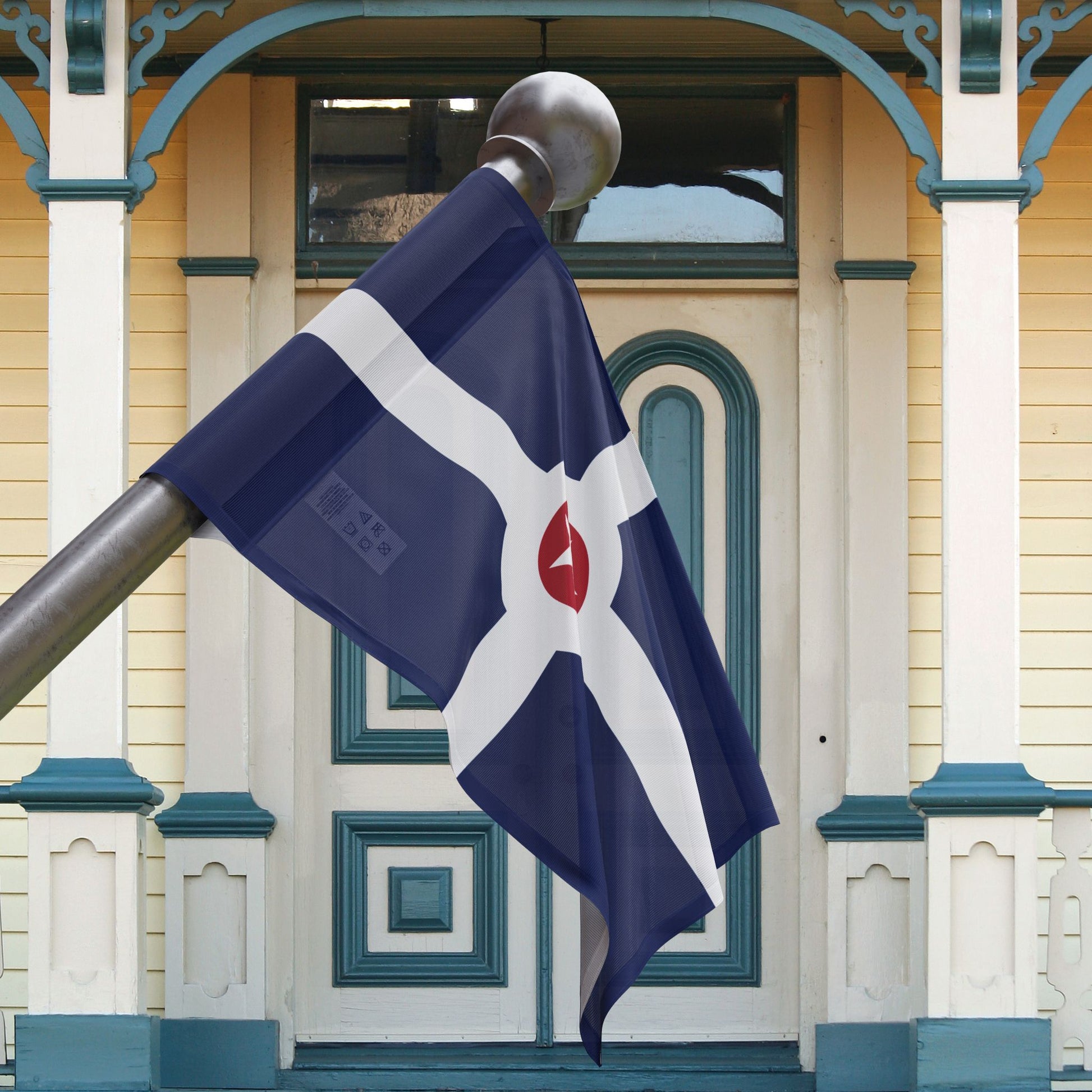 IN - Indianapolis, Indiana Flag