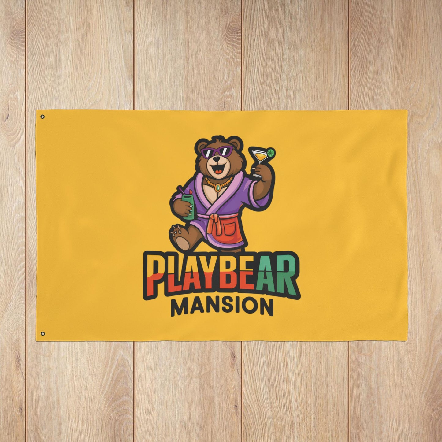 Playbear Mansion Double-Sided Flag with Grommets