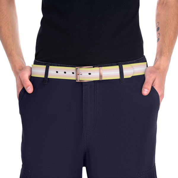 Bronze Metal 50'' Pangender Pride Flag Belt