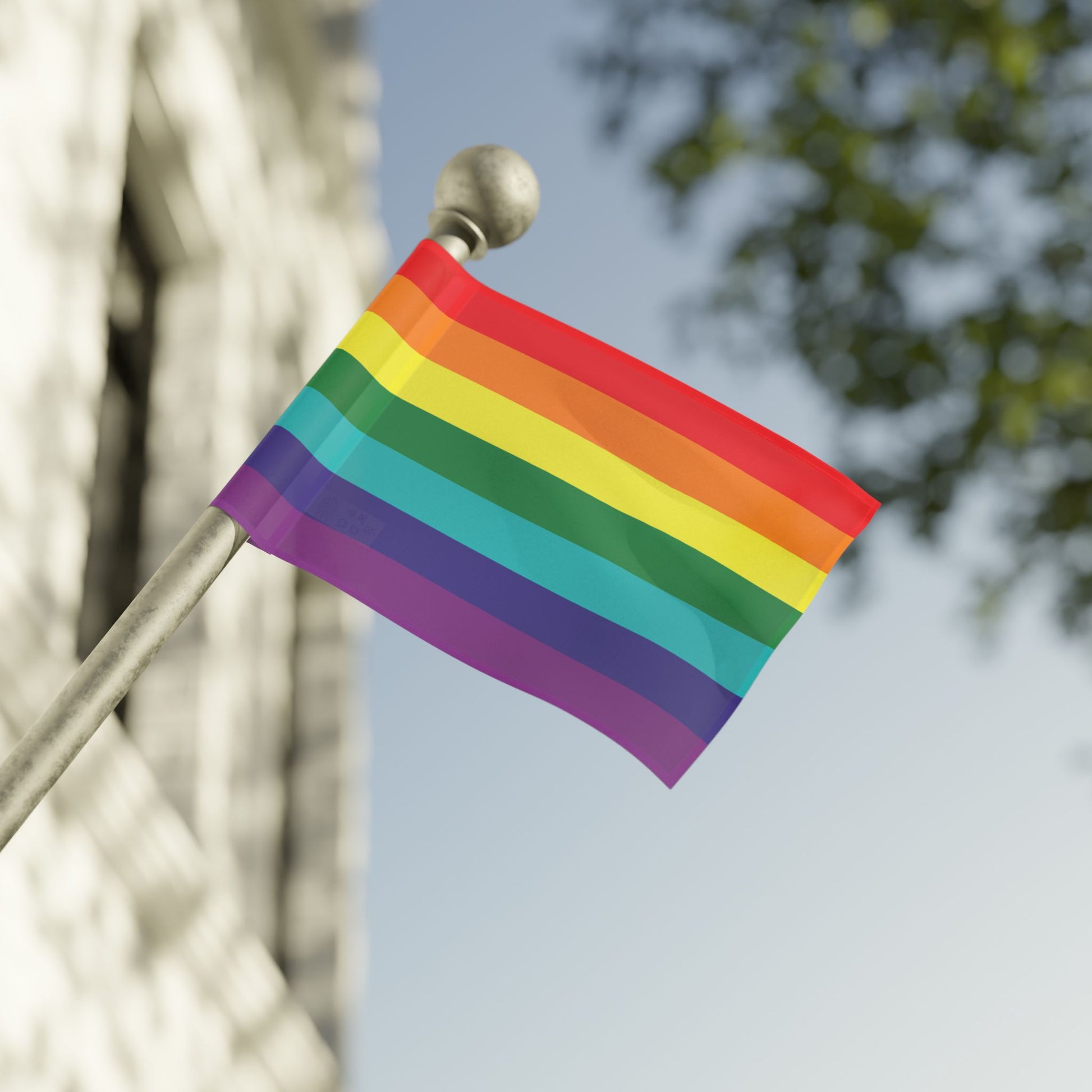 18" x 12" Rainbow Pride 7-Stripe Flag