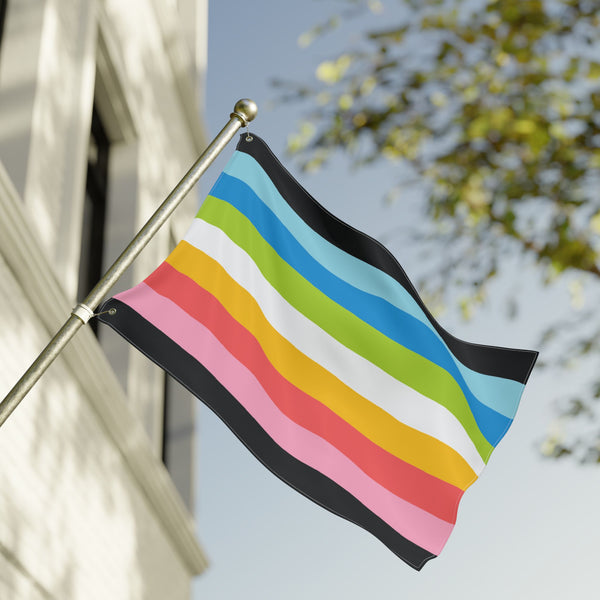 24'' × 36'' Queer Pride Flag with Grommets