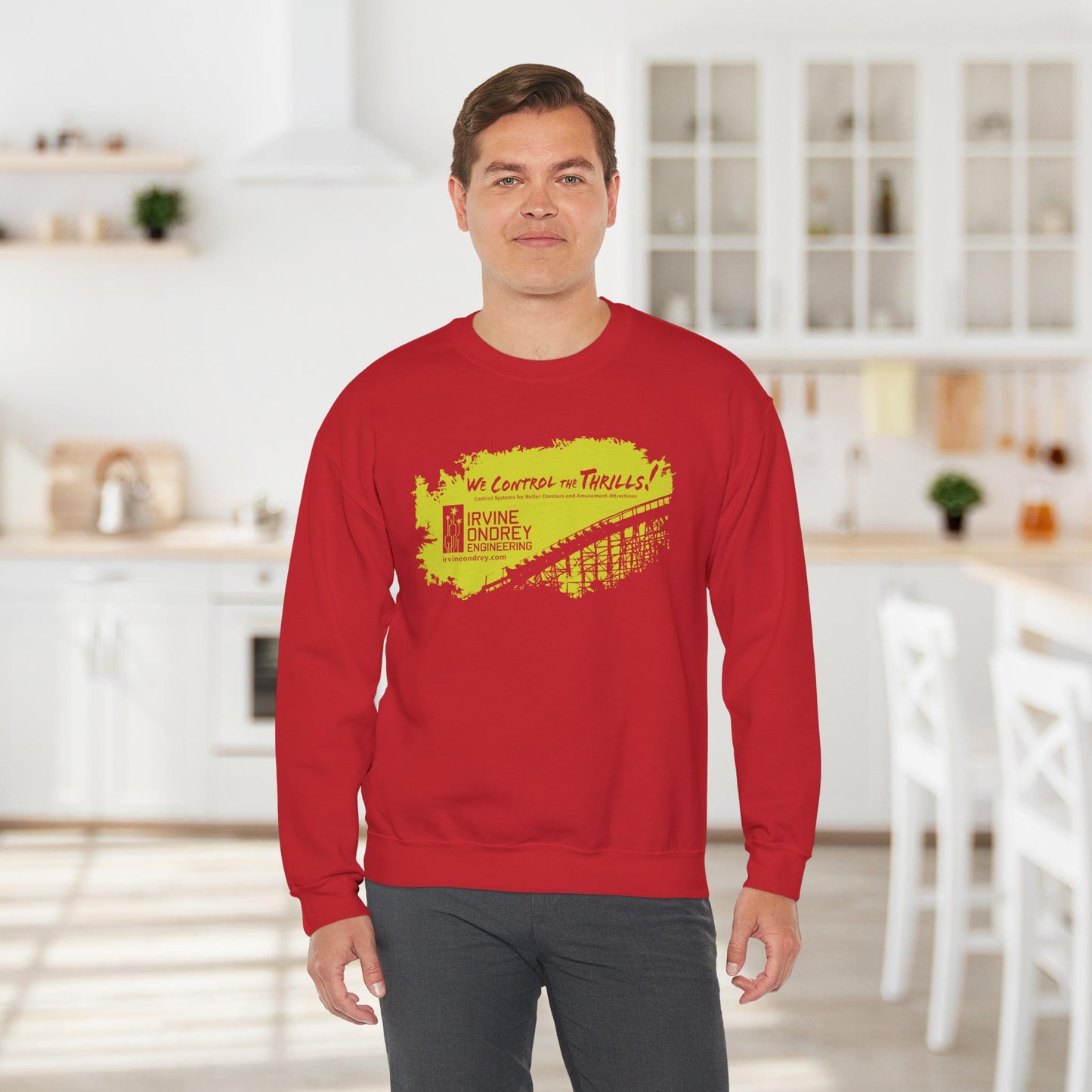OG Woodie Sweatshirt (FRONT graphic) • Irvine Ondrey Engineering
