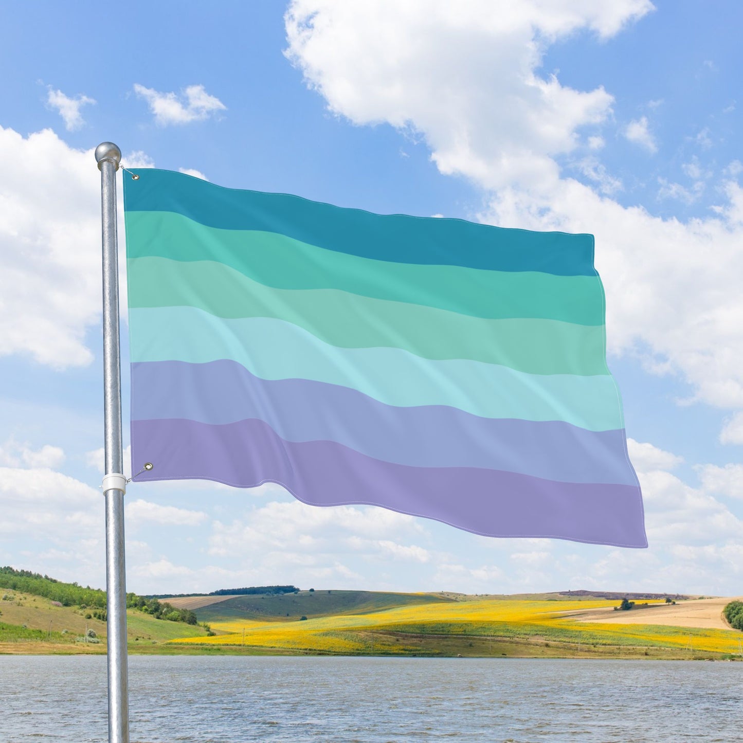 Neptunic Double-Sided Pride Flag with Grommets