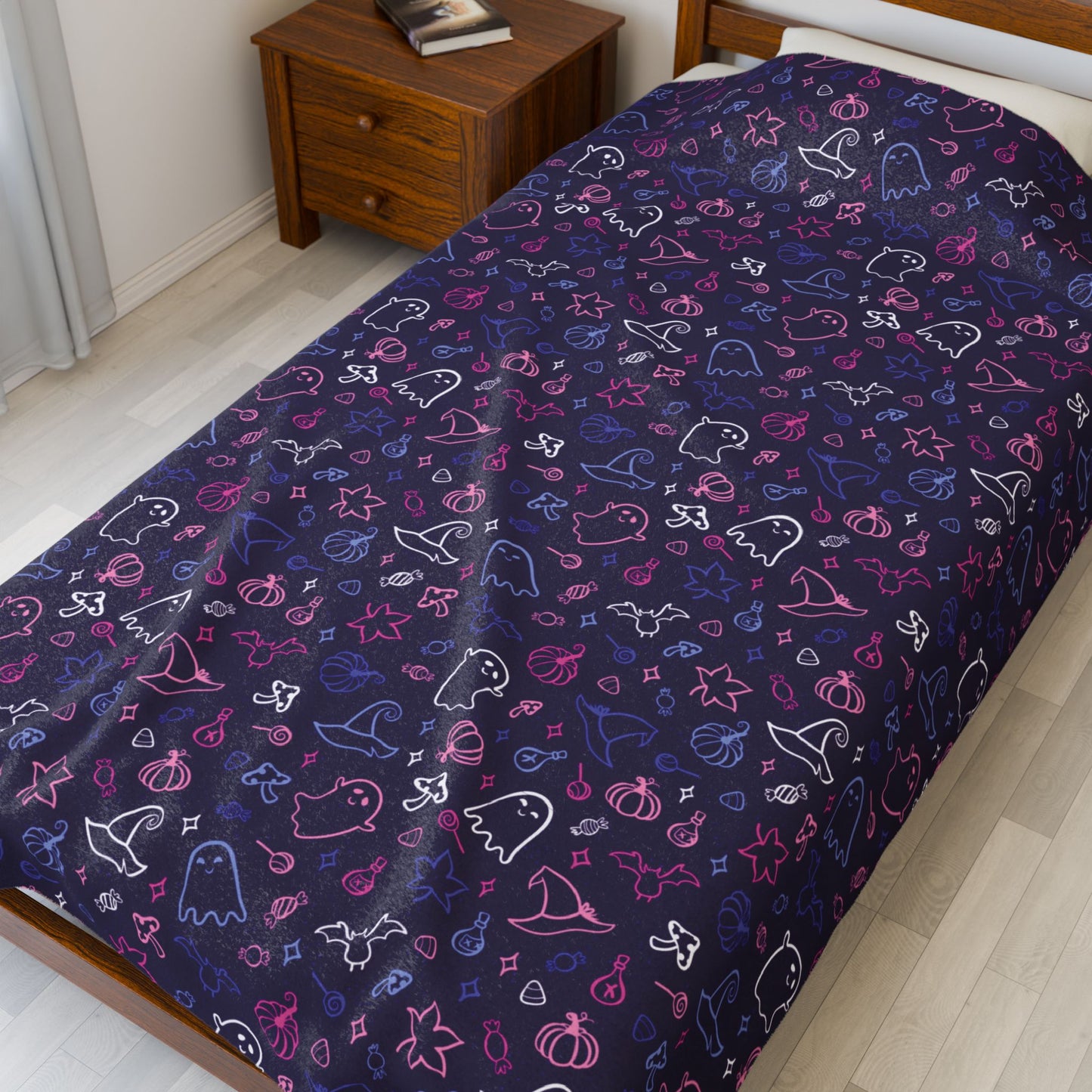 Omnisexual Pride Halloween Velveteen Plush Blanket