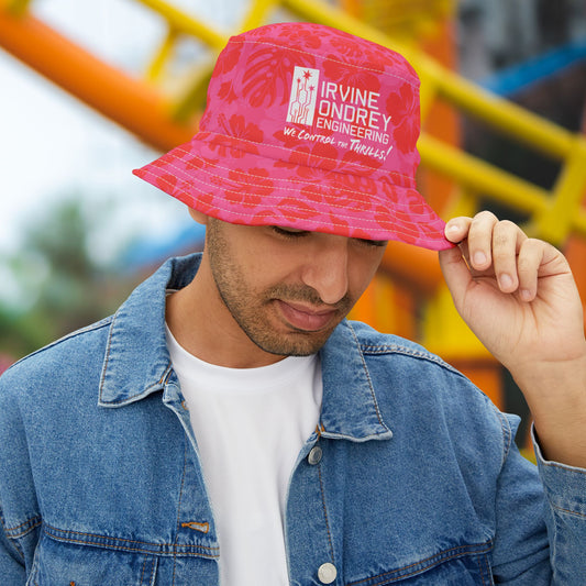 Pink Tropical Bucket Hat • Irvine Ondrey Engineering