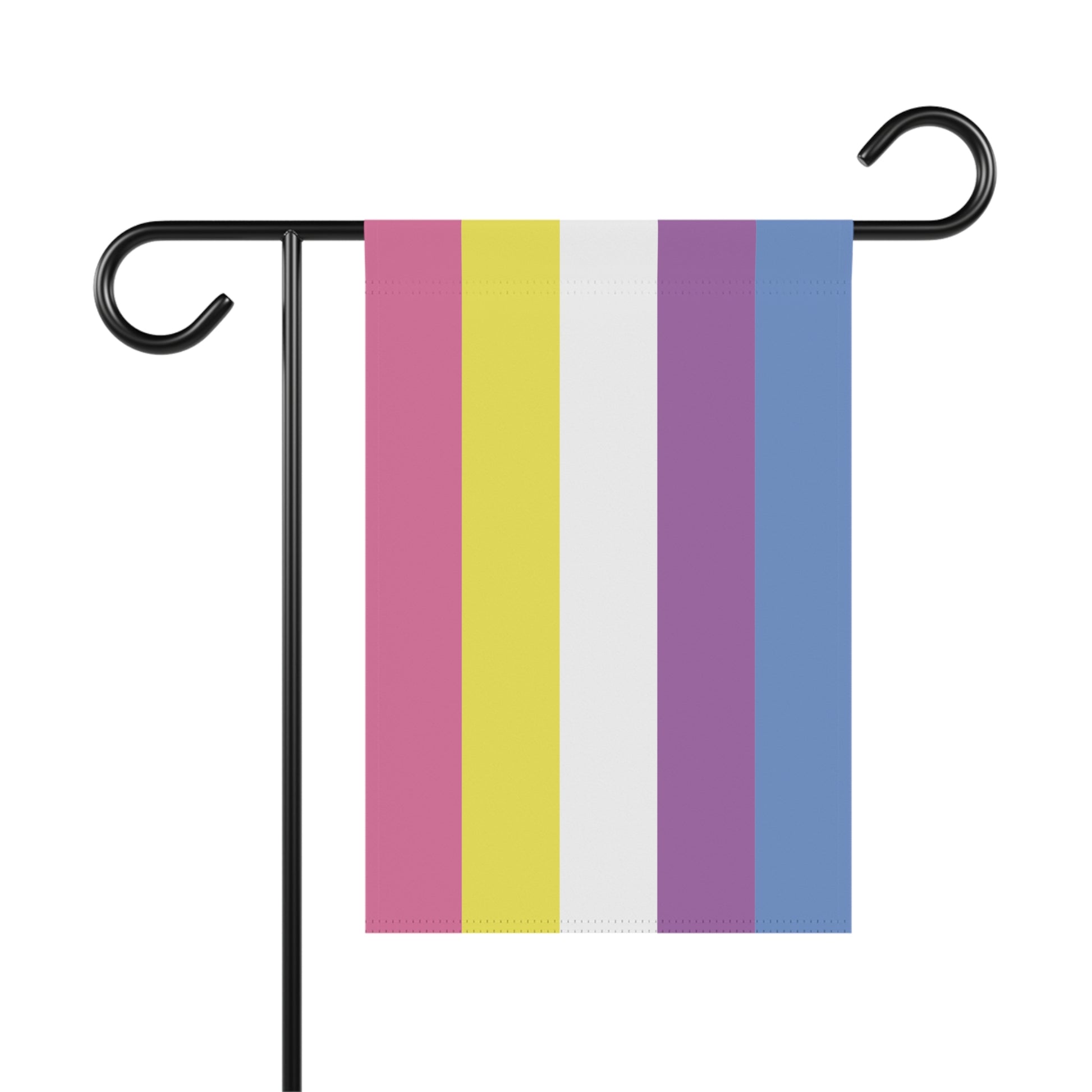Bigender Yellow Pride Garden Banner
