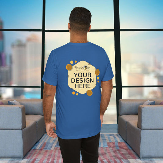 Custom Blue & Teal Tees for BELLA+CANVAS® 3001