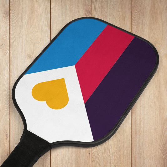 Polyamory Pride Flag Pickleball Kit