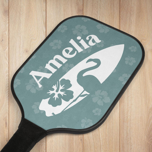 Surf’s Up Flamingo Pickleball Paddles