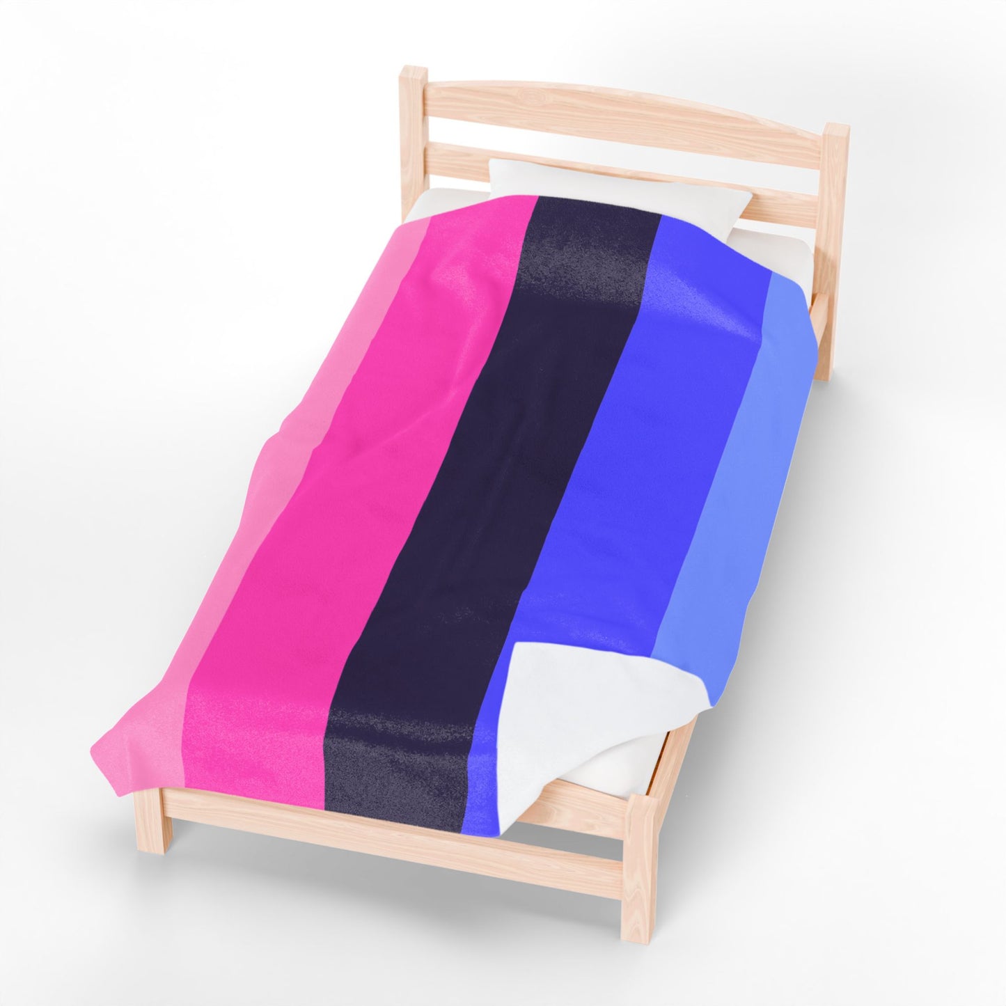 Velveteen Plush Omnisexual Pride Flag Blanket