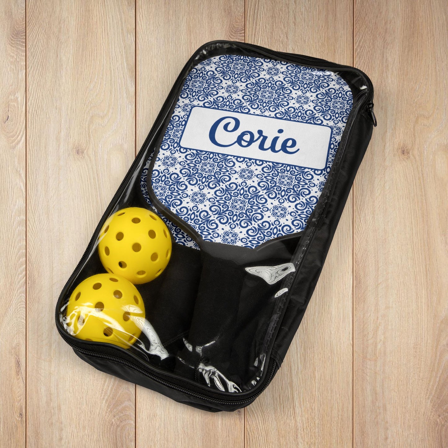 Frilly Blue Pickleball Paddles