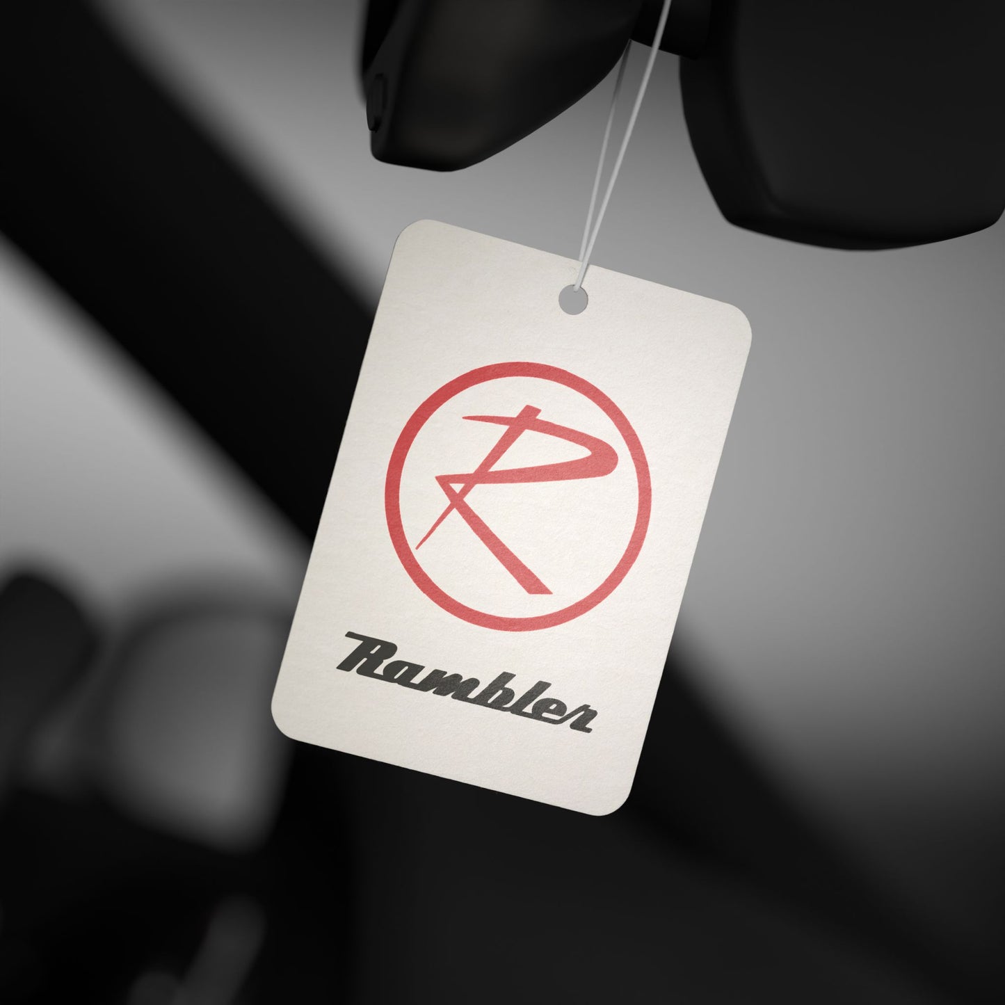 Rambler Red/Black Logos Custom Air Freshener
