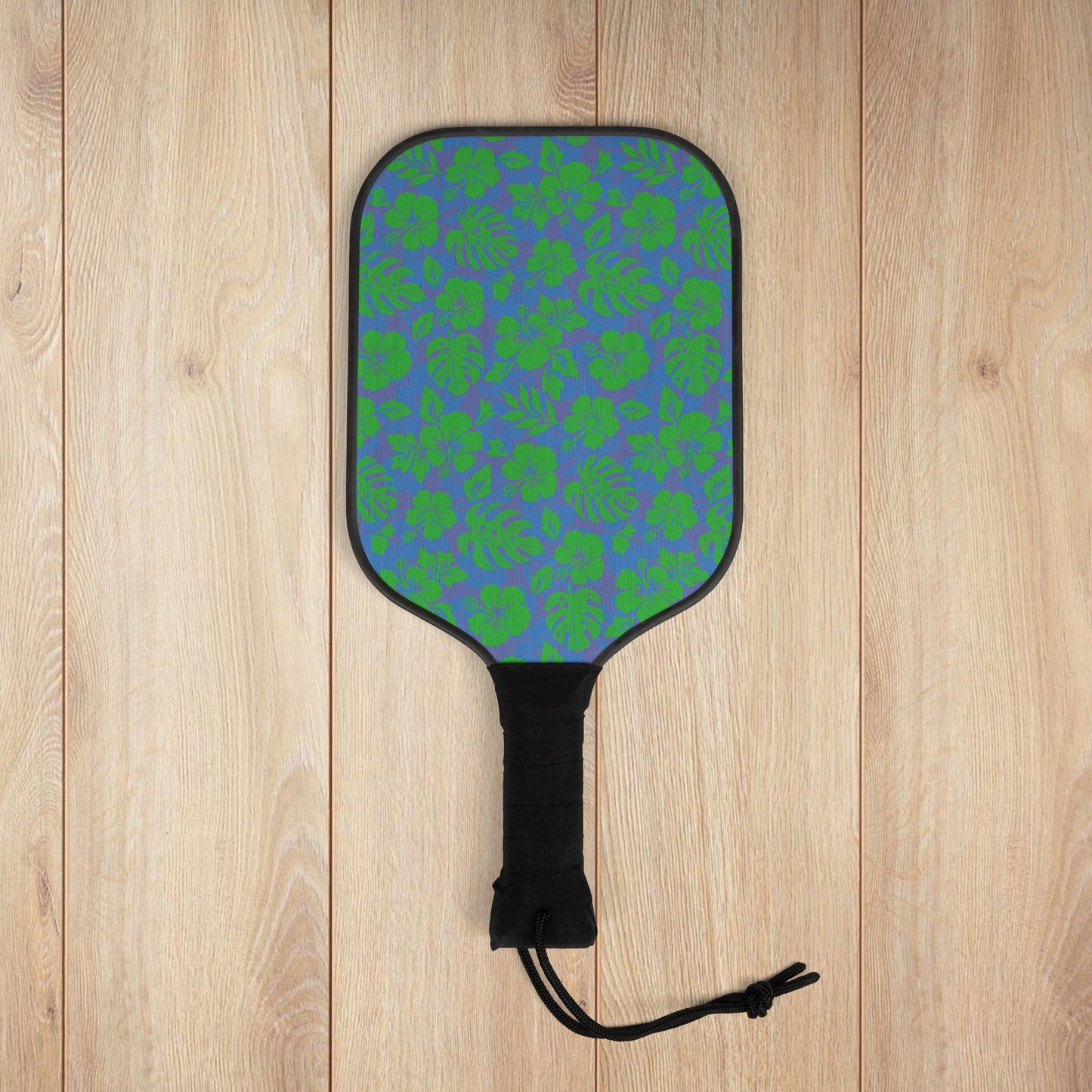 Green & Blue Tropical Pickleball Paddles
