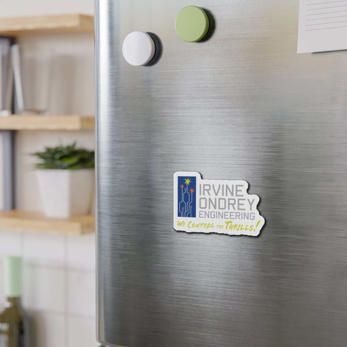 Irvine Ondrey Engineering Logo Magnet