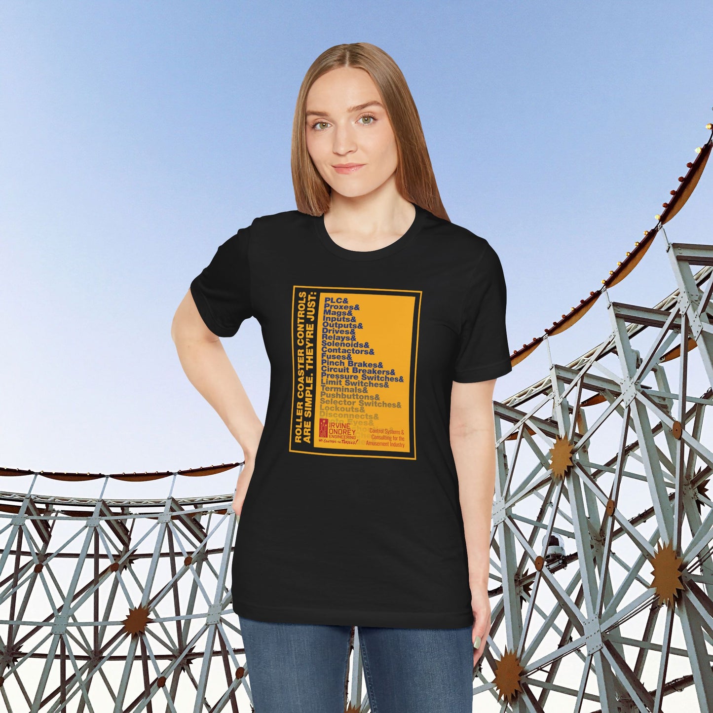 OG Controls Tee (FRONT graphic) • Irvine Ondrey Engineering