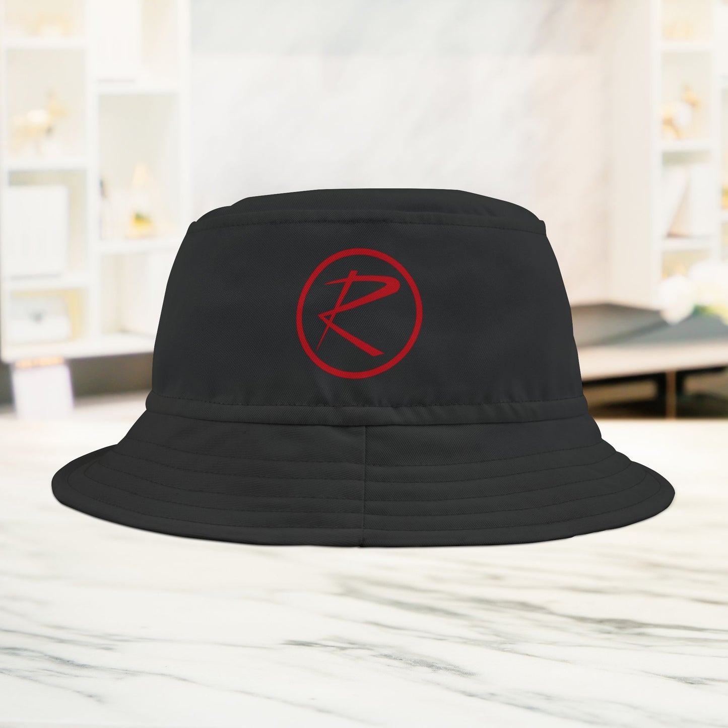 Rambler Logo Black Bucket Hat