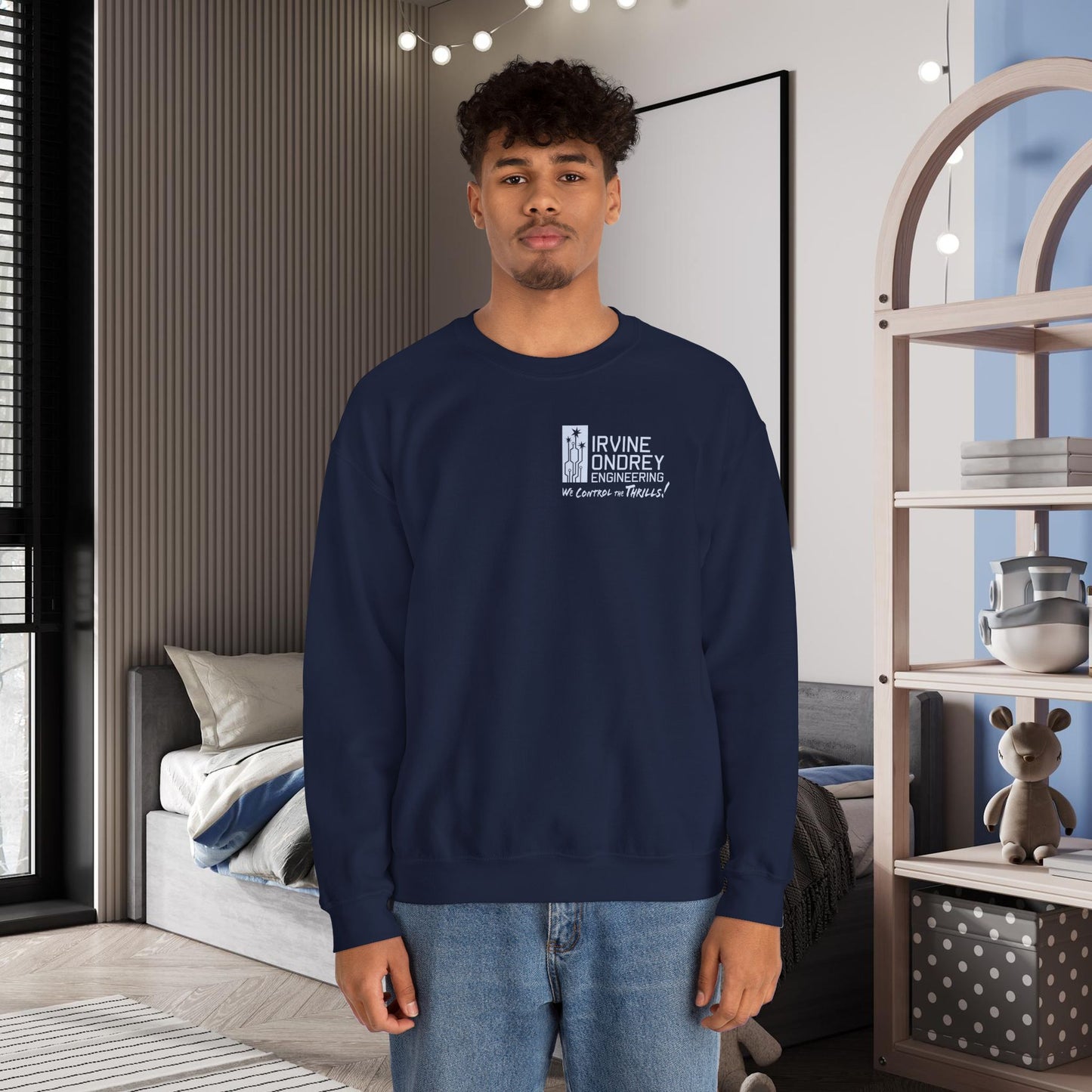 OG Woodie Sweatshirt (BACK graphic) • Irvine Ondrey Engineering