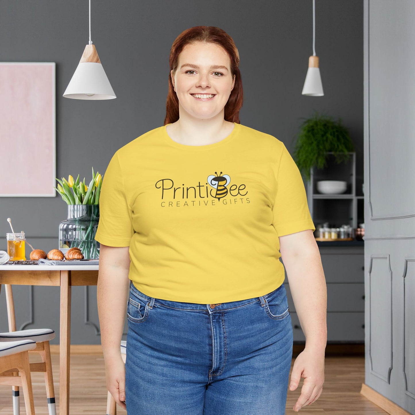Camiseta con logotipo PrintiBee