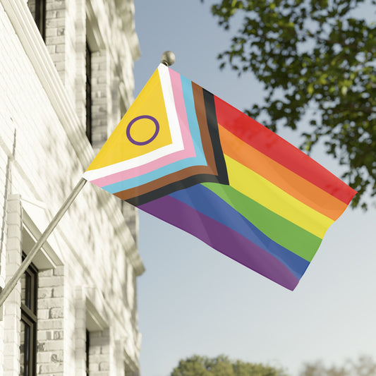60" x 36" Intersex-Inclusive Rainbow Pride Flag