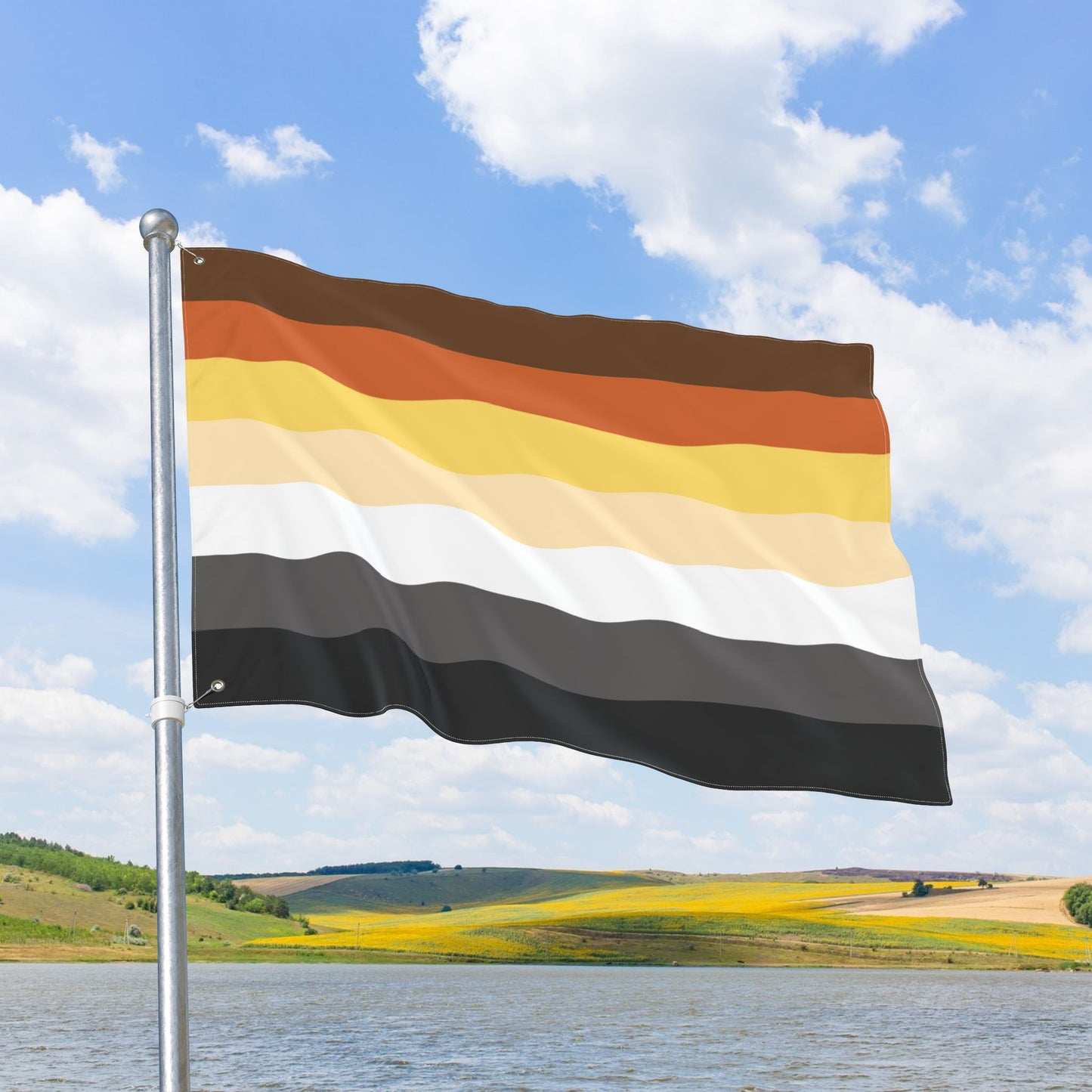 Bear Pride Double-Sided Flag with Grommets