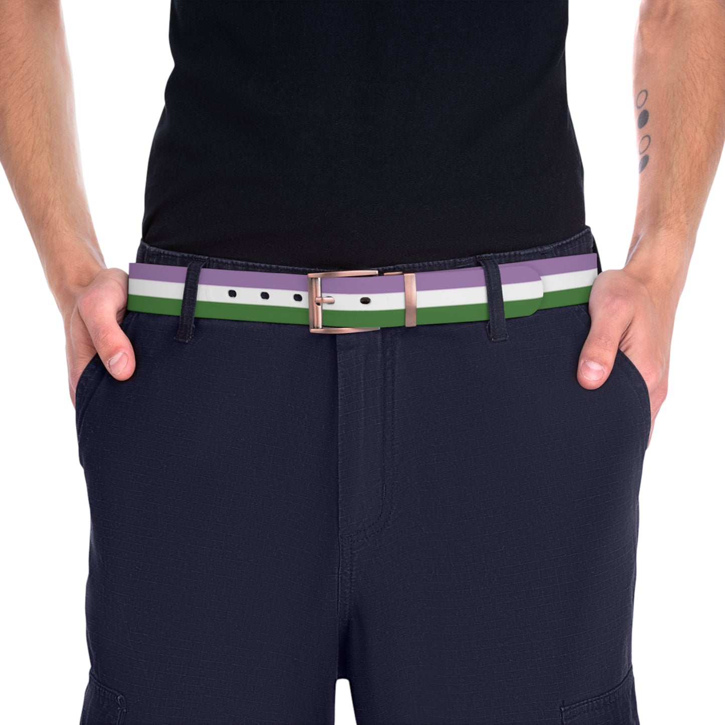 Genderqueer Pride Flag Belt