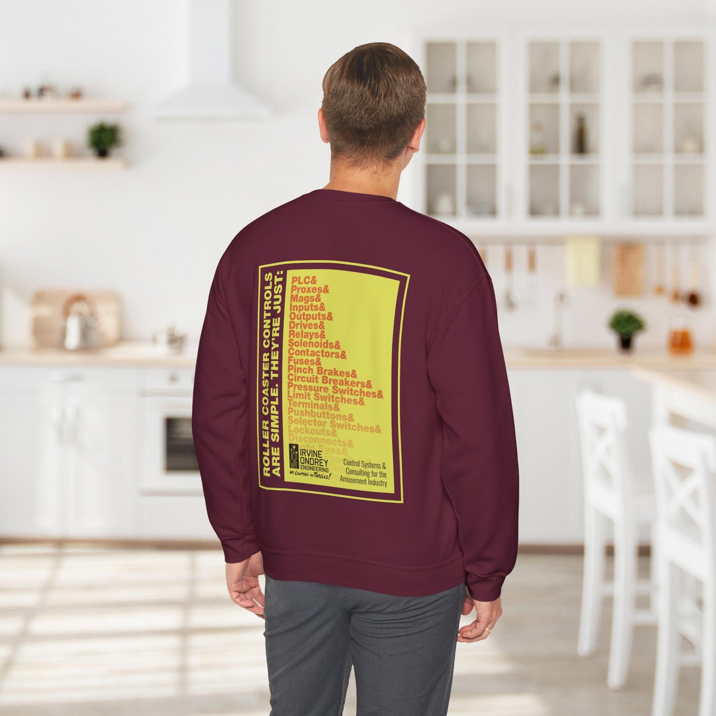 OG Controls Sweatshirt (BACK graphic) • Irvine Ondrey Engineering