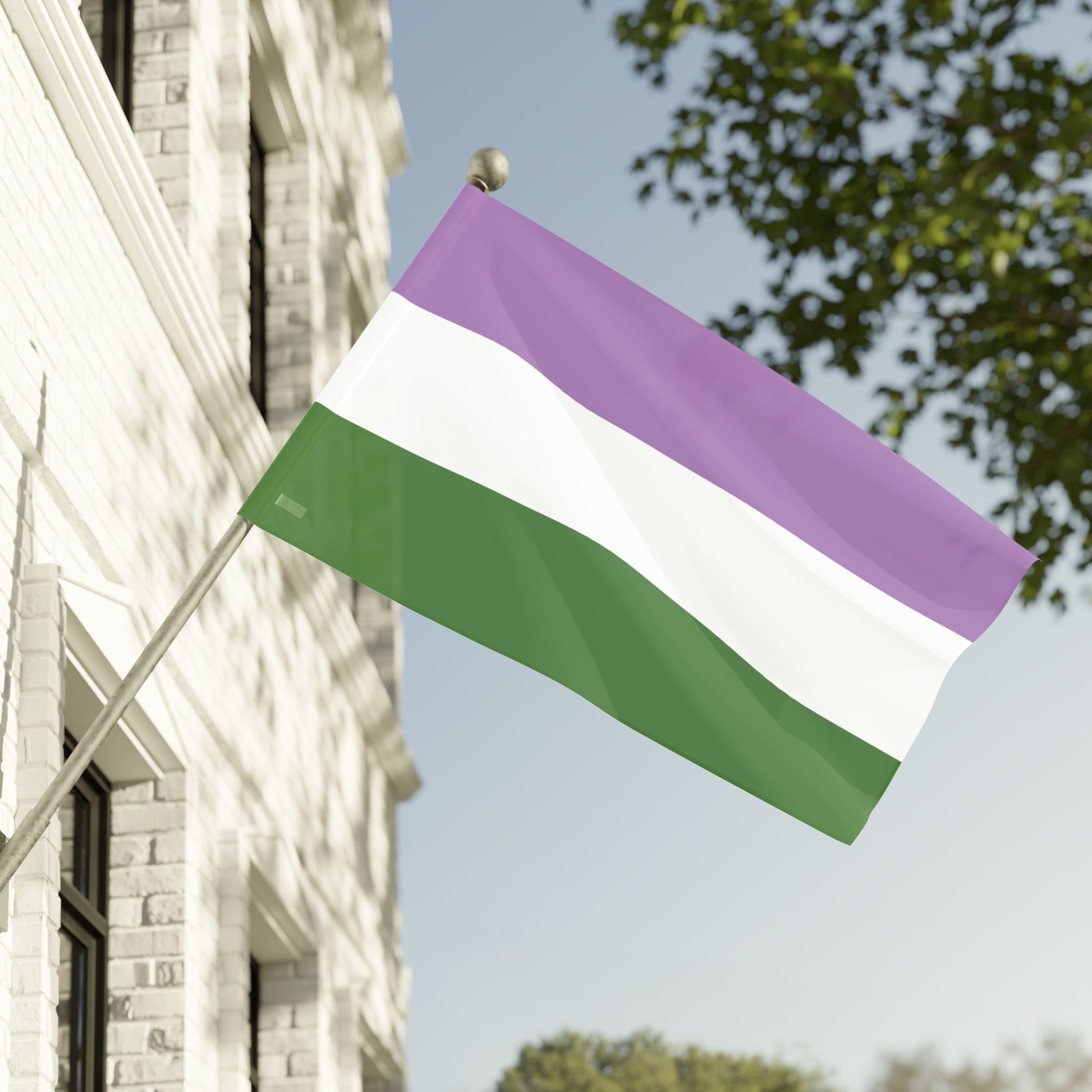 60" x 36" Genderqueer Pride Flag