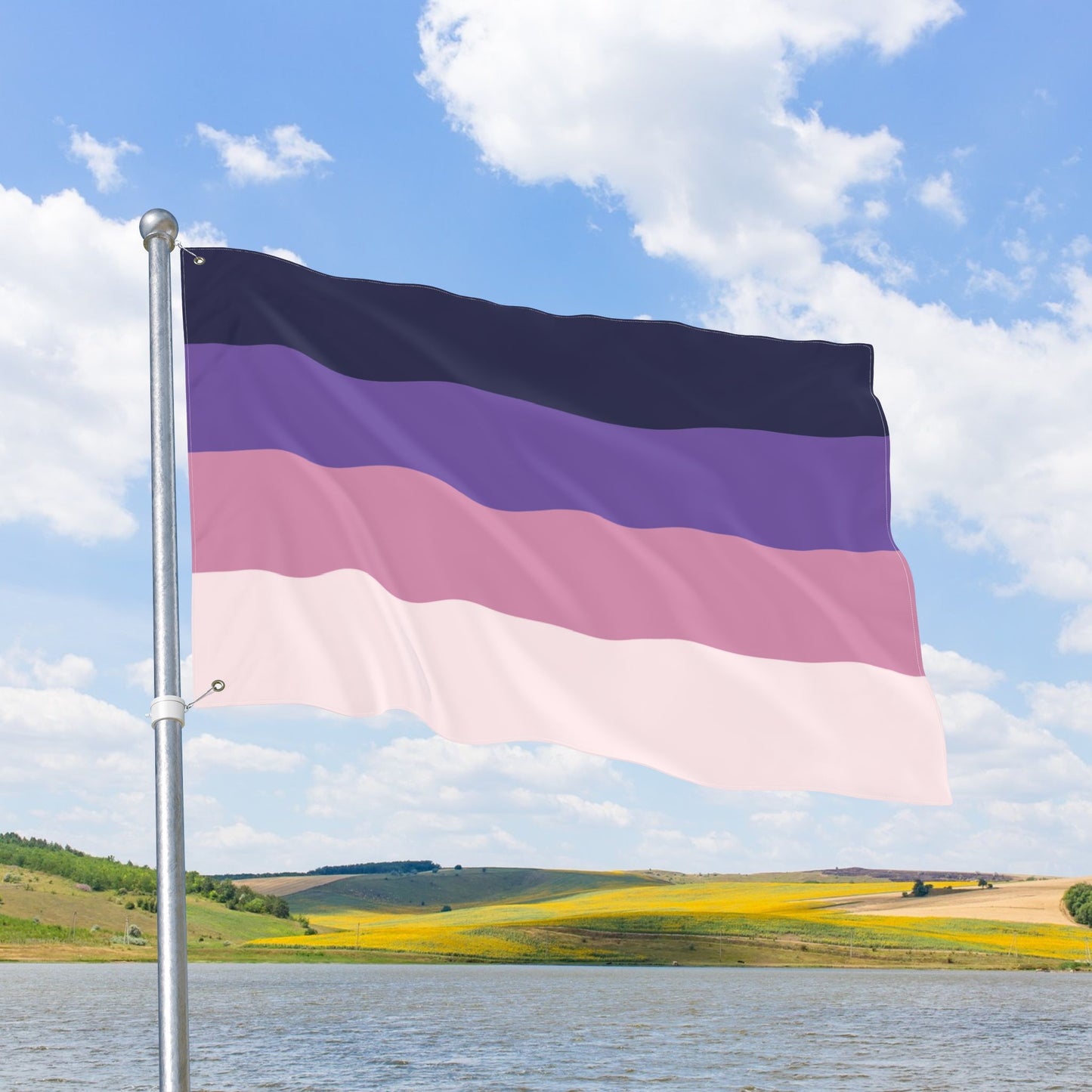Asexual Spectrum Pride Flag with Grommets