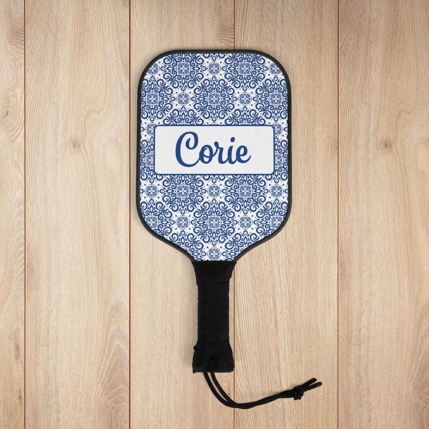 Frilly Blue Pickleball Paddles