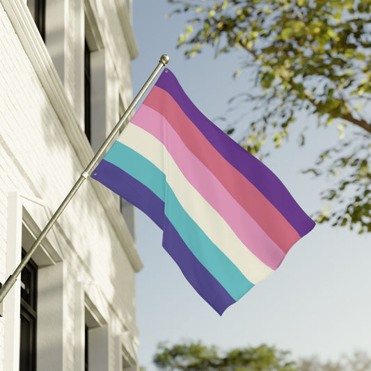 36'' × 60'' Aurora Lesboy Pride Flag with Grommets