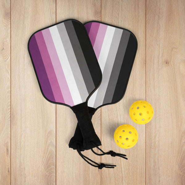 7.5'' × 15.5'' Straight Queer Pride Flag Pickleball Kit