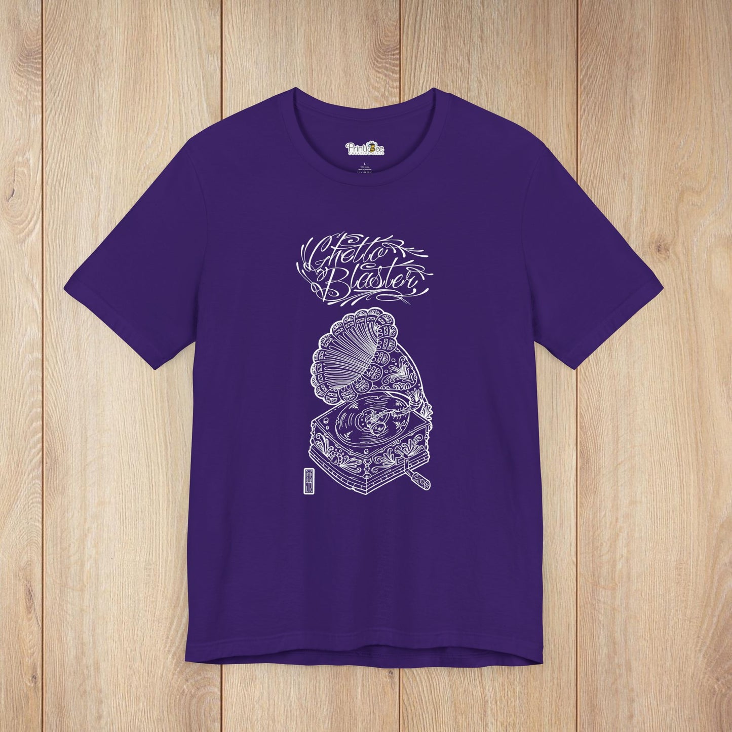 Ghetto Blaster, Tee-shirt Line Art
