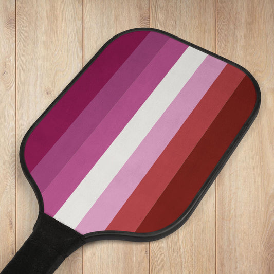 Lesbian Pink Pride Flag Pickleball Kit