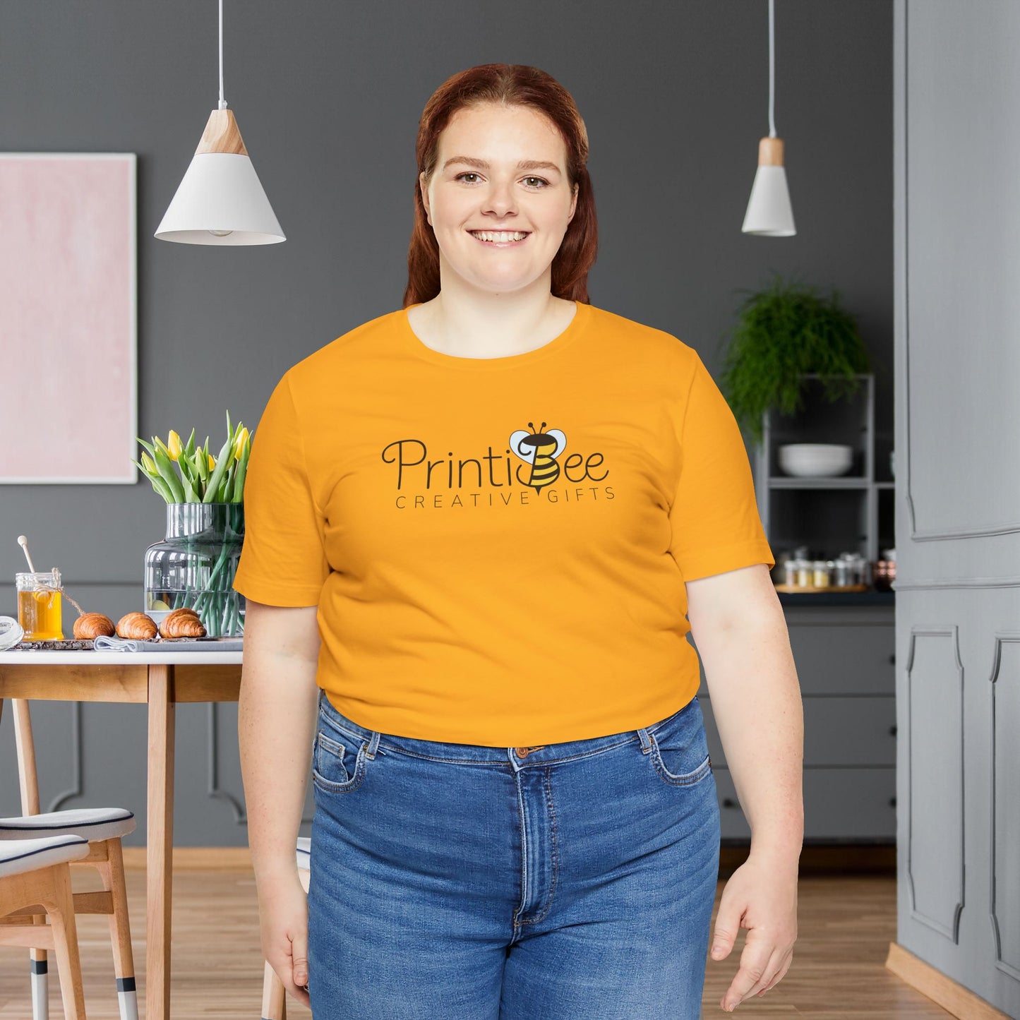 Camiseta con logotipo PrintiBee