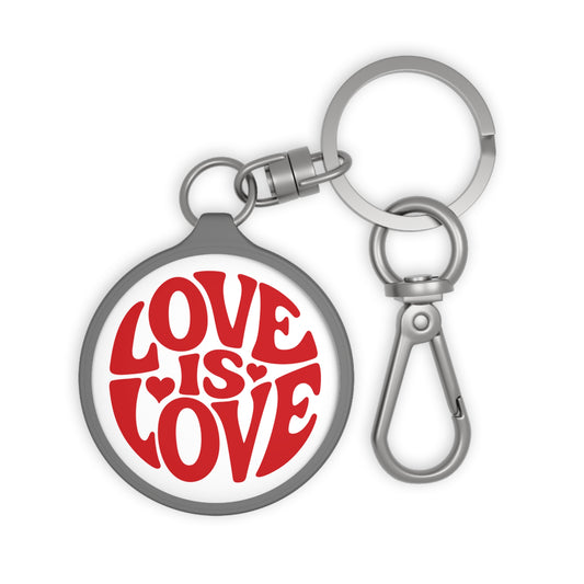 Red Love is Love Keychain