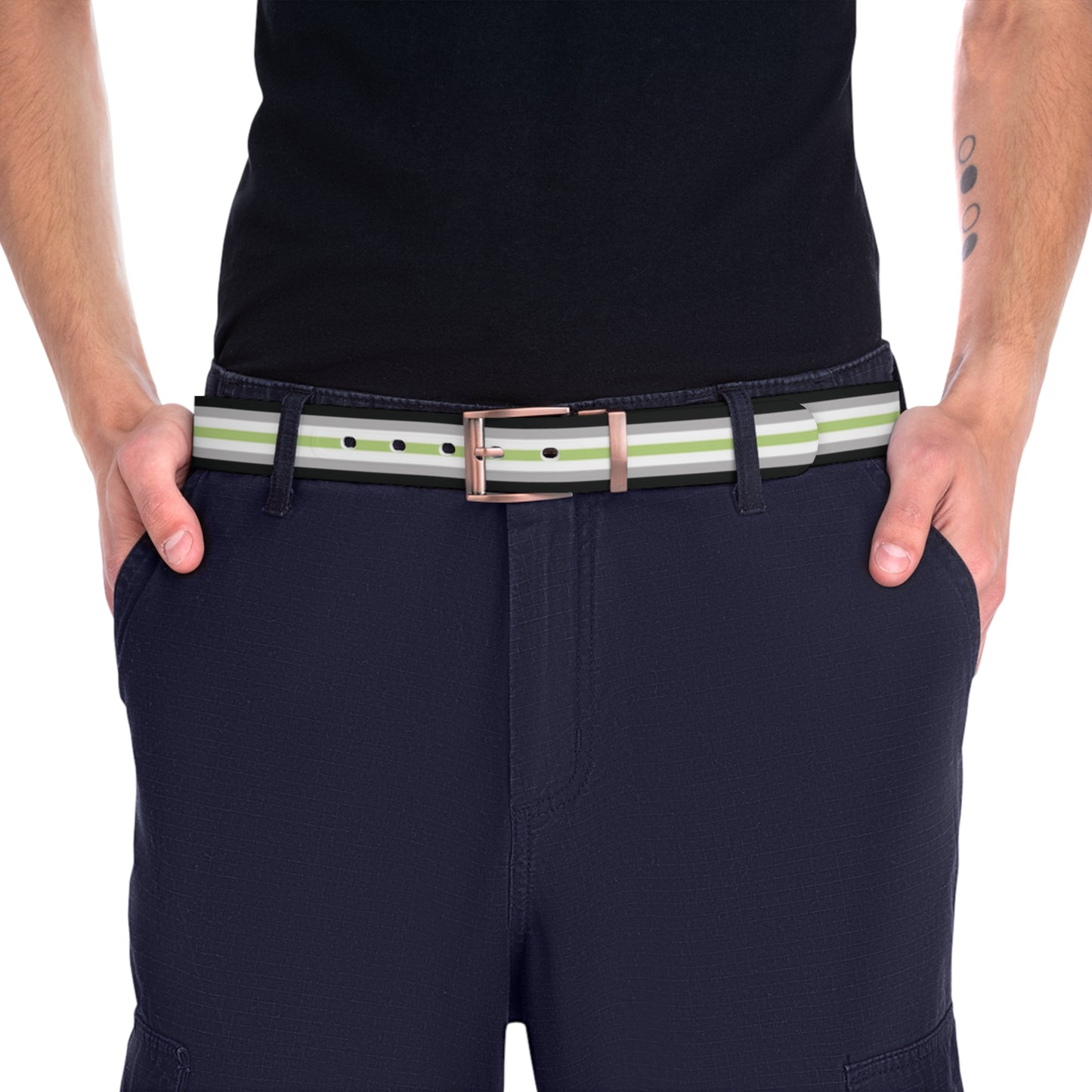 Agender Pride Flag Belt