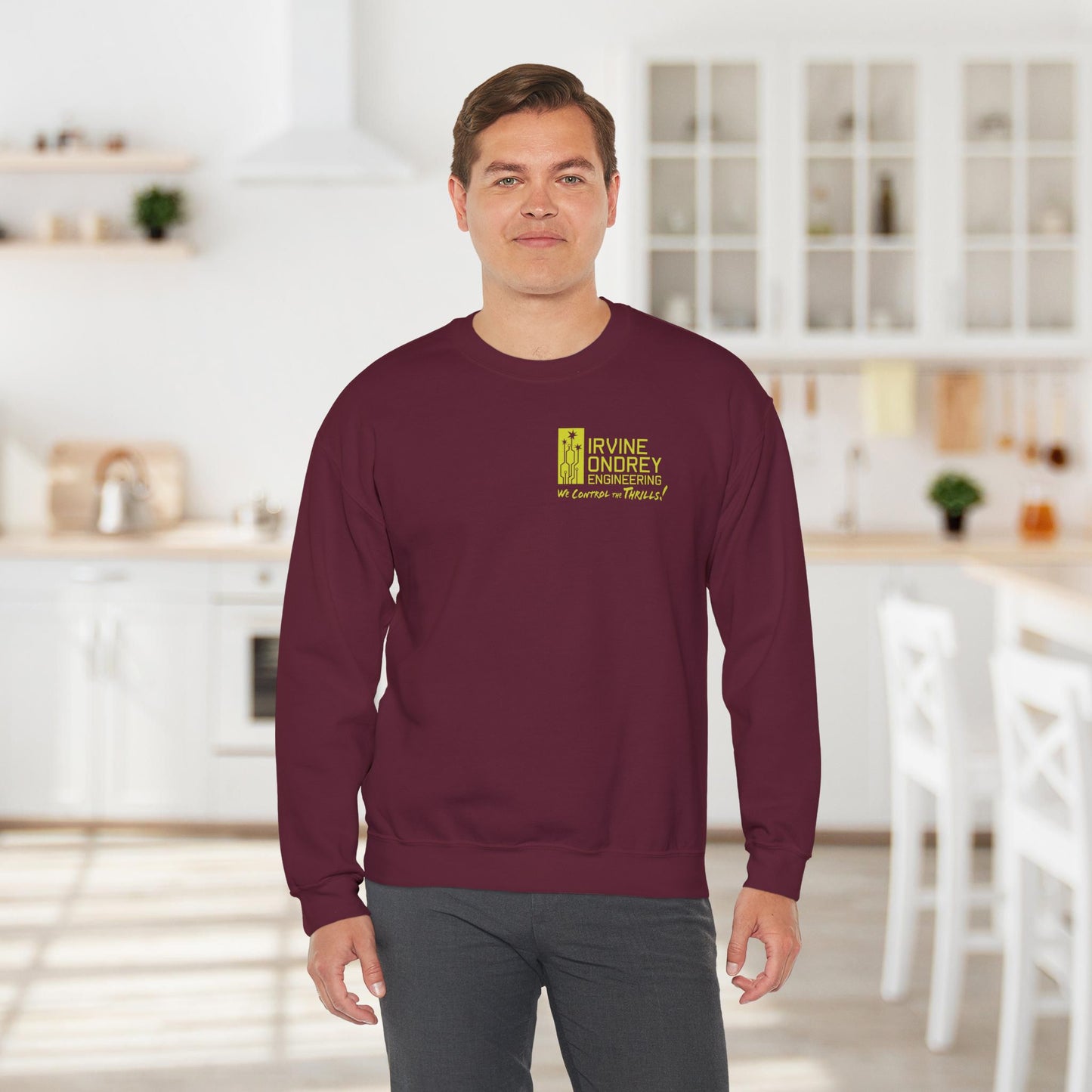 OG Woodie Sweatshirt (BACK graphic) • Irvine Ondrey Engineering