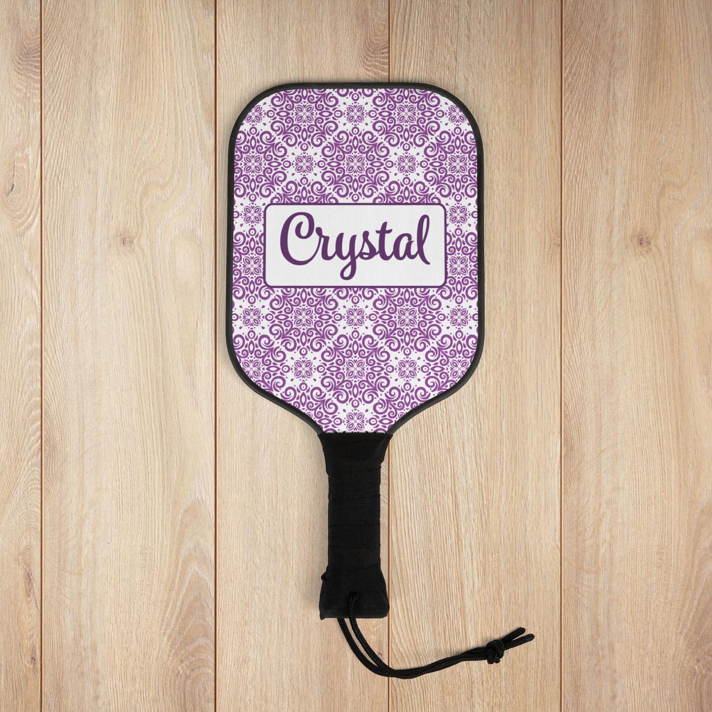 Frilly Purple Pickleball Paddles