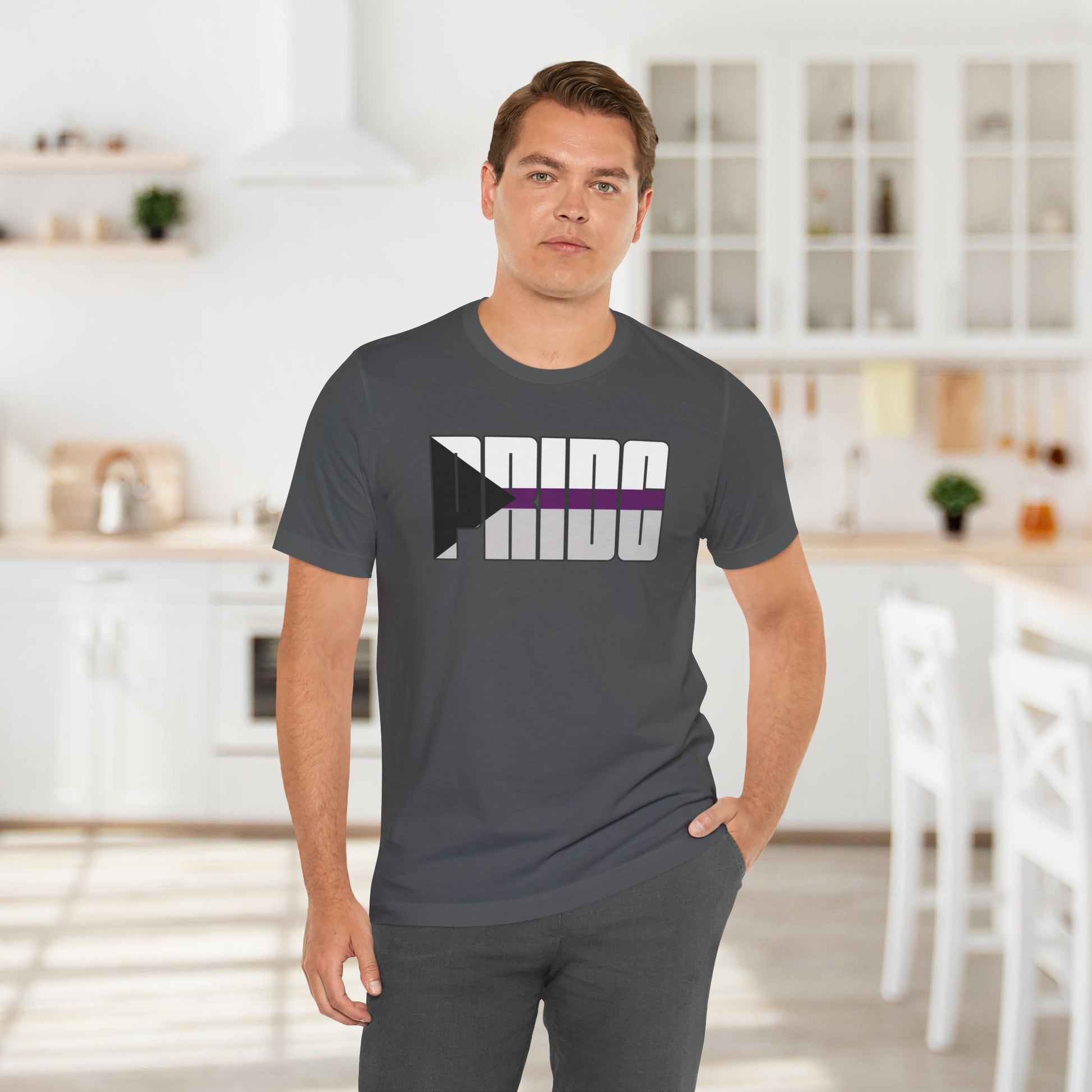 Asphalt Demisexual Pride Tee